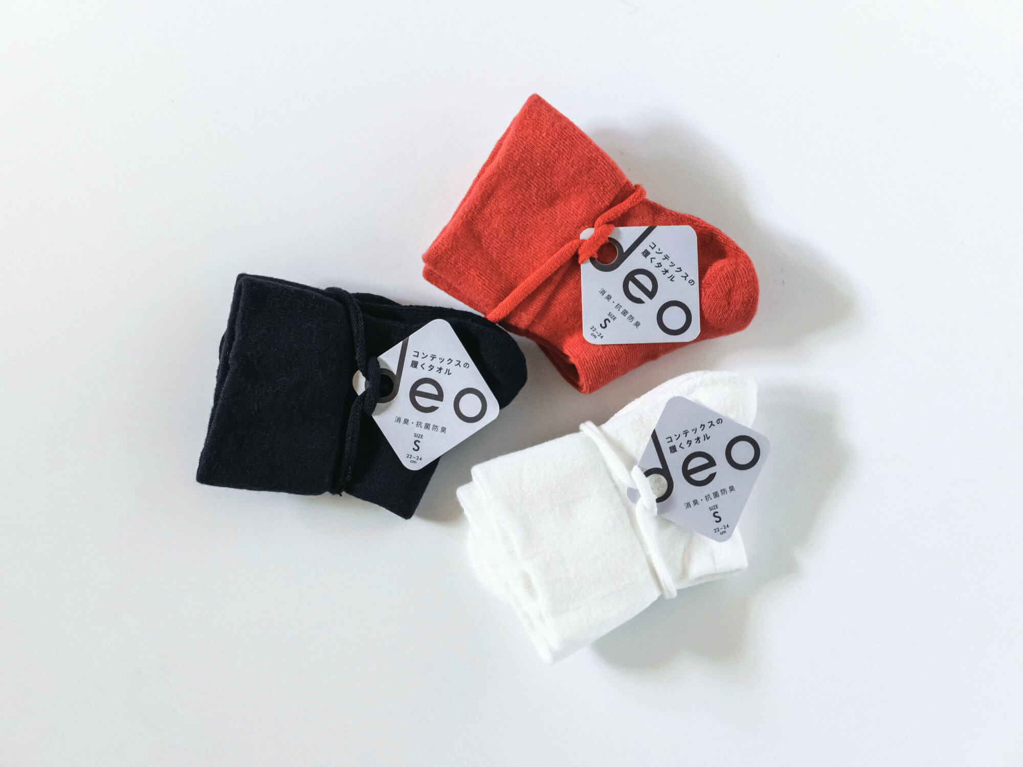 抗菌・防臭の履くタオル deo／コンテックス