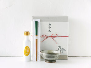 朝ごはんを楽しむ、卵かけごはんの器セット（卵かけ醤油・お箸・茶碗）／お中元セット
