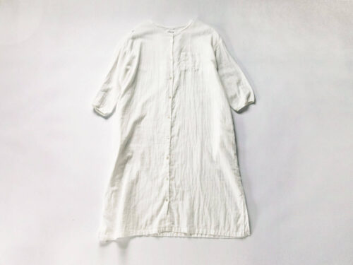 レディス ノーカラーワンピース 2nd／9分袖／motone（モートン）