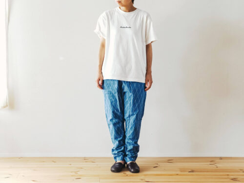現代風 いろはもんぺ たて絣／うなぎの寝床