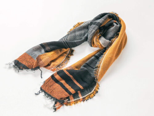 roots shawl MIDDLE No.20／tamaki niime