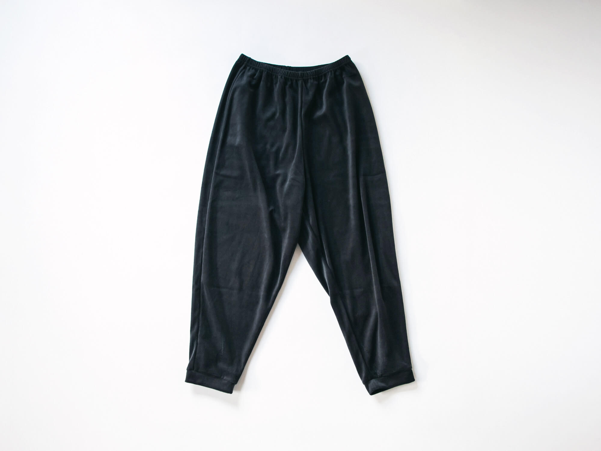 ドバイパンツ ベロア素材／余白（yohaku）