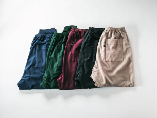 ドバイパンツ ベロア素材／余白（yohaku）