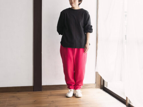 ドバイパンツ やわらか裏毛／余白（yohaku）